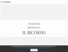 Tablet Screenshot of ilricordo.be